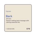 Back Massage