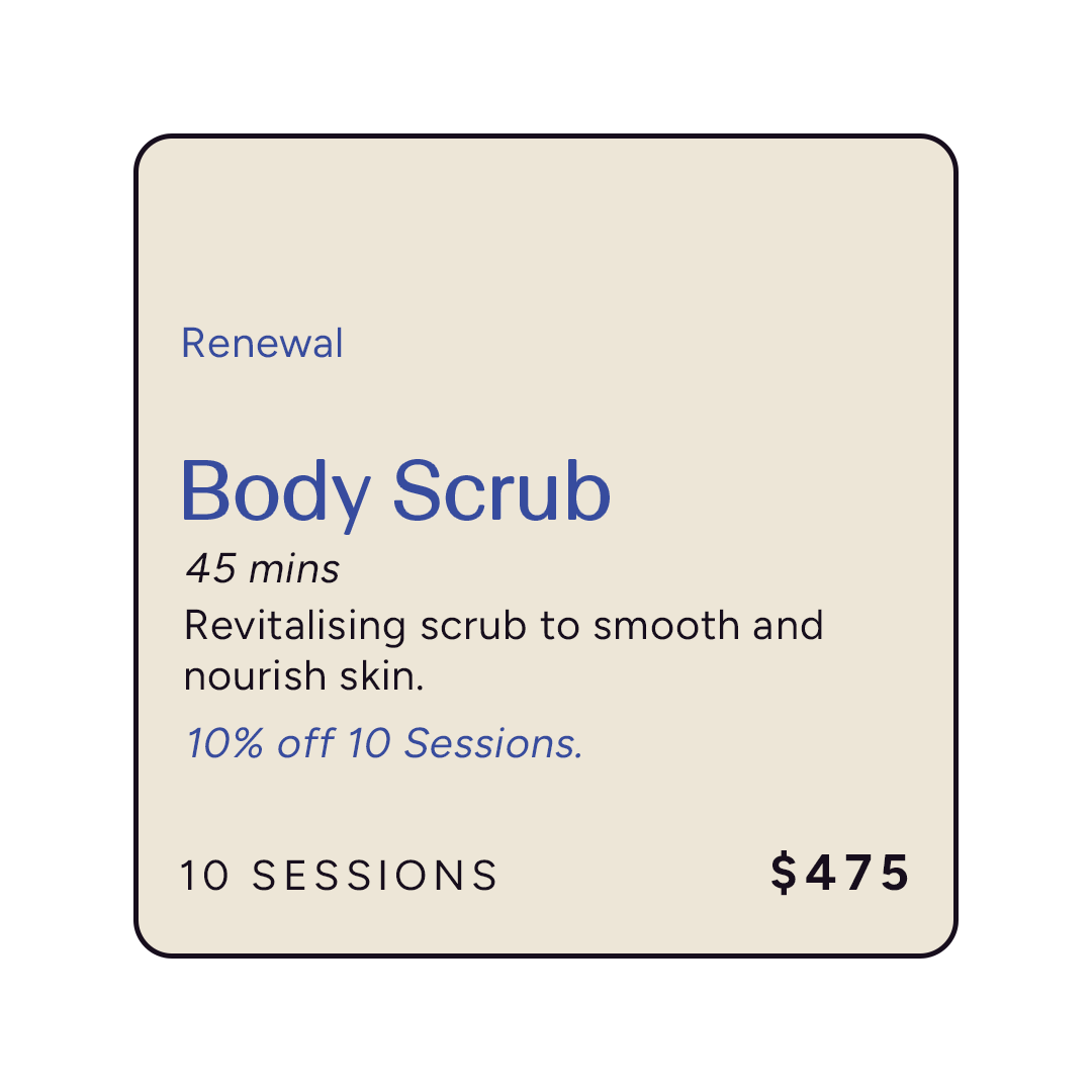 Off-Peak Body Scrub