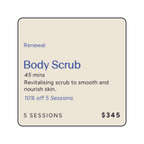 Off-Peak Body Scrub