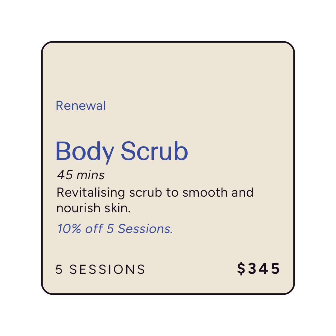 Off-Peak Body Scrub