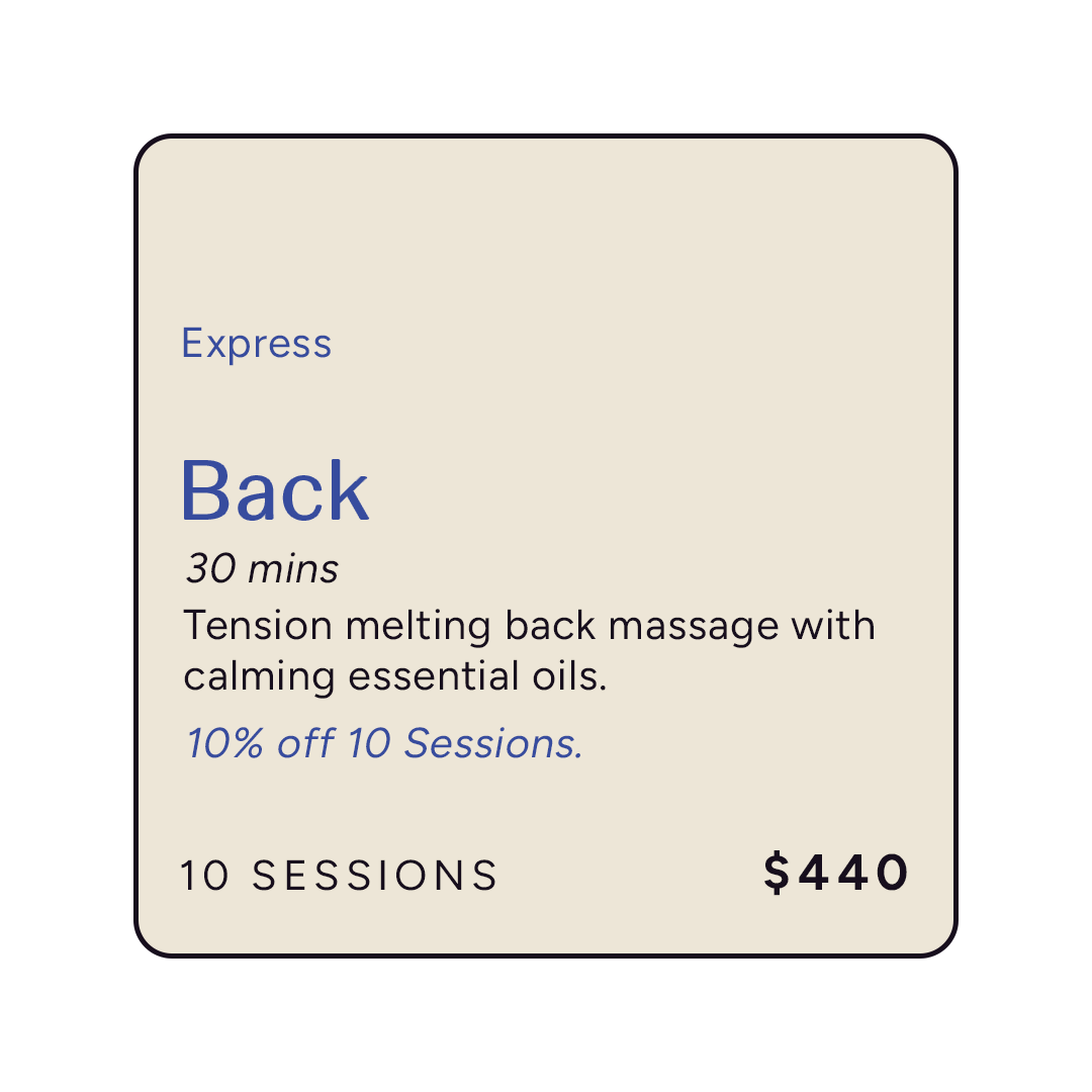 Off-Peak Back Massage
