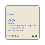 Off-Peak Back Massage