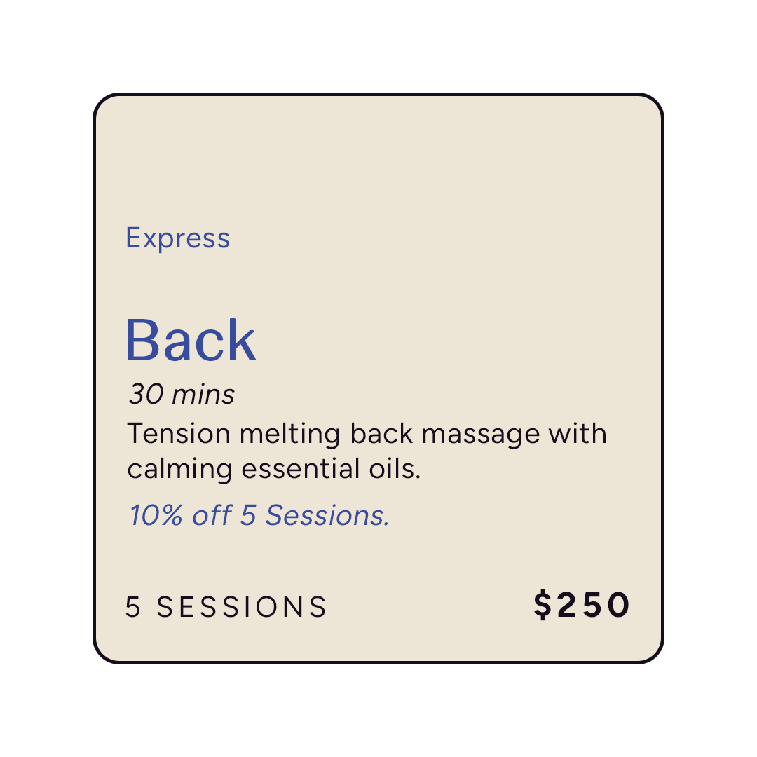 Off-Peak Back Massage