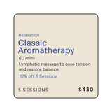Off-Peak Classic Aromatherapy Massage