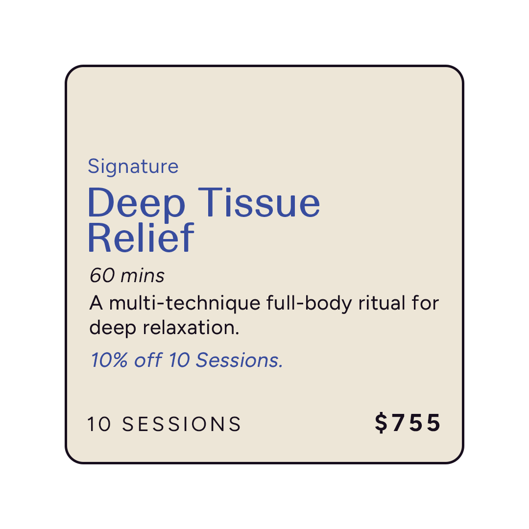 Off-Peak Deep Tissue Relief