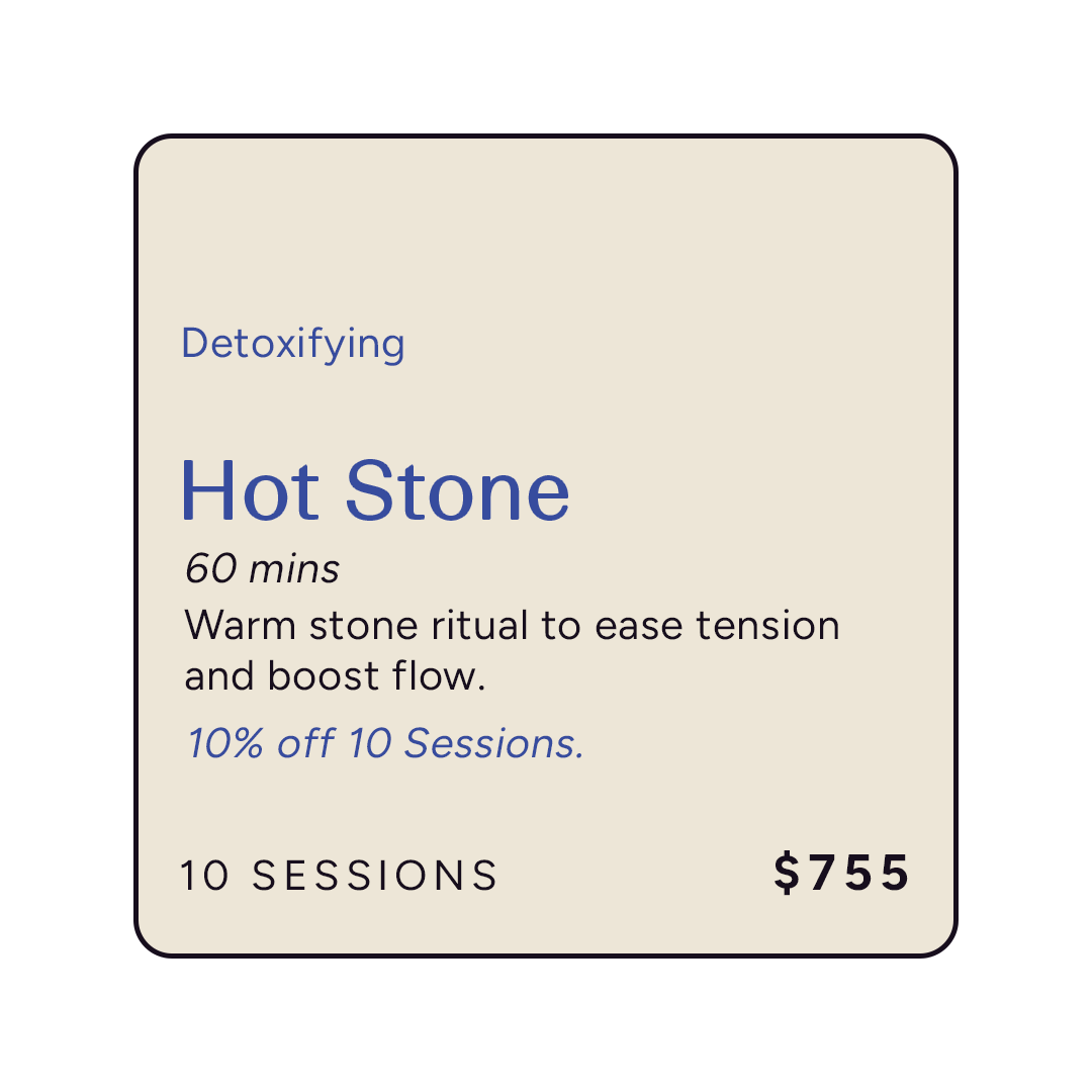 Off-Peak Hot Stone Massage