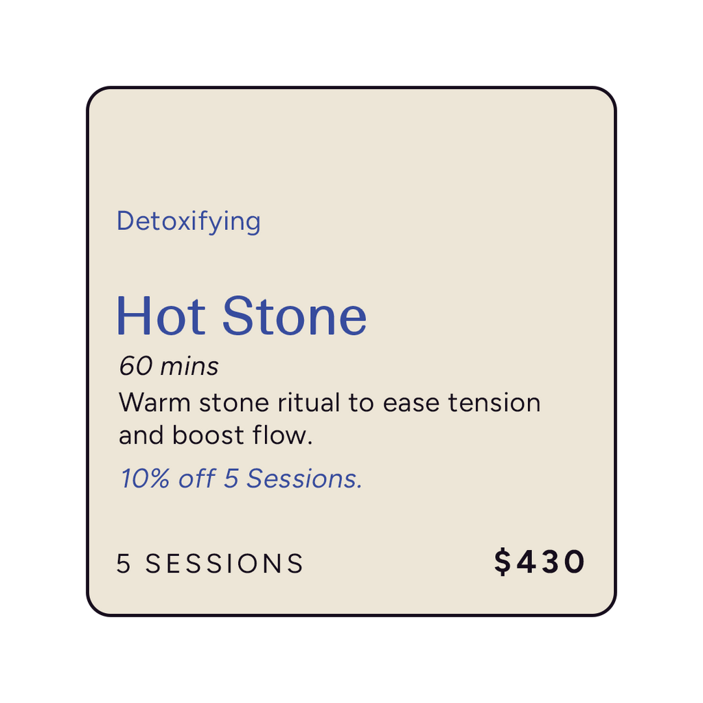 Off-Peak Hot Stone Massage – Spa Esprit SG