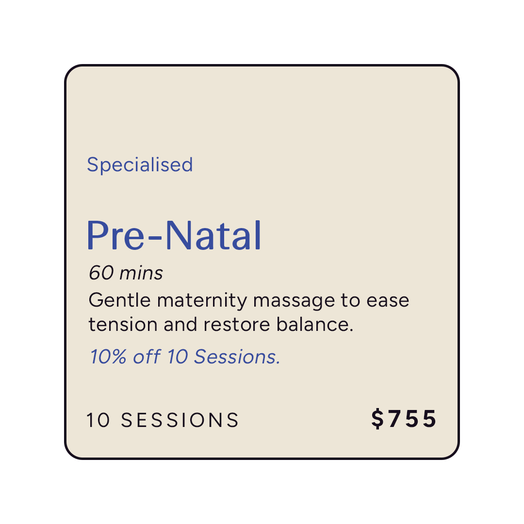 Off-Peak Pre-Natal Massage