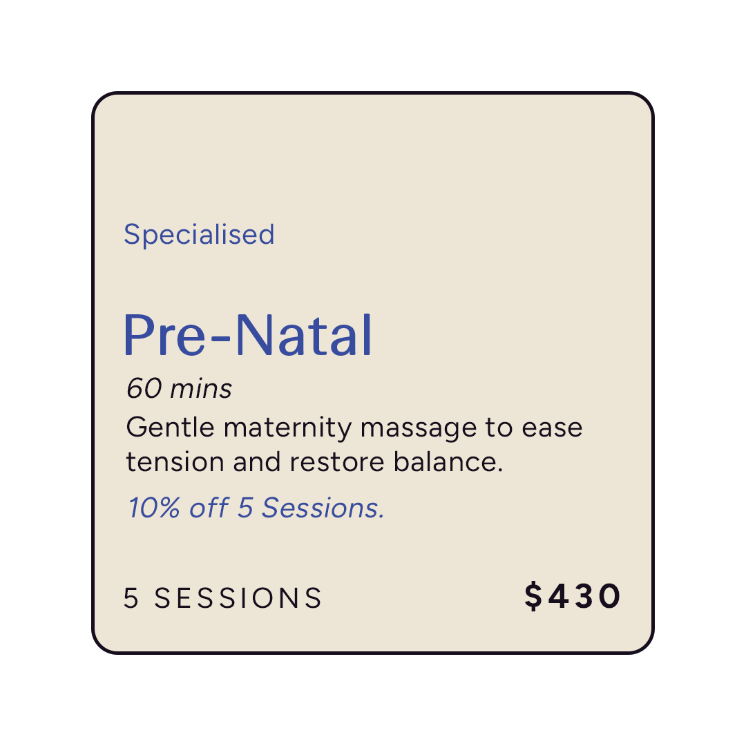 Off-Peak Pre-Natal Massage